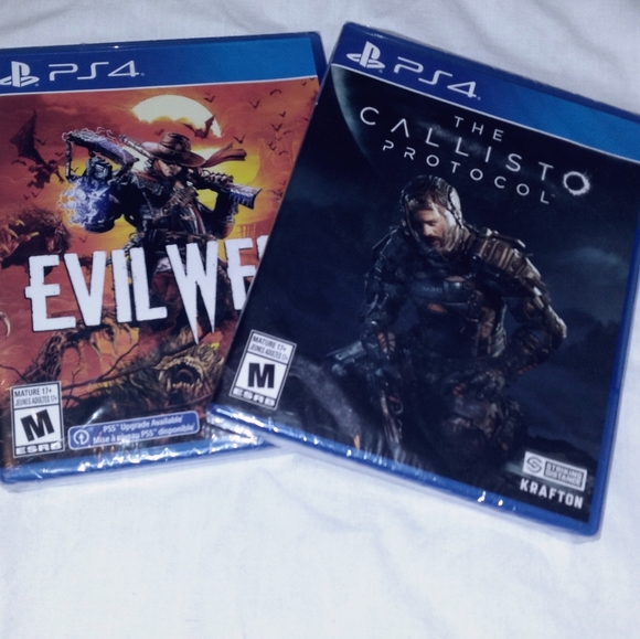 Evil West/ Callisto Protocal PS4 Game Bundle